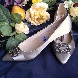 Satin Pumps 8.5